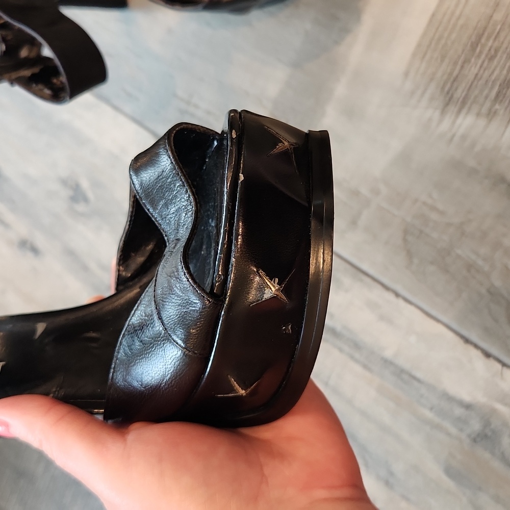 Blake Scott Black High Heels Size 7.5 - Picture 5 of 7
